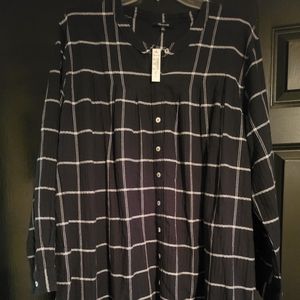 Madewell windowpane dress